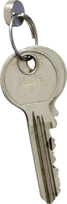 MAUL Scheibenmagnet Neodym – Ø 10 mm, H 1 mm, 10 Stück – Nickel