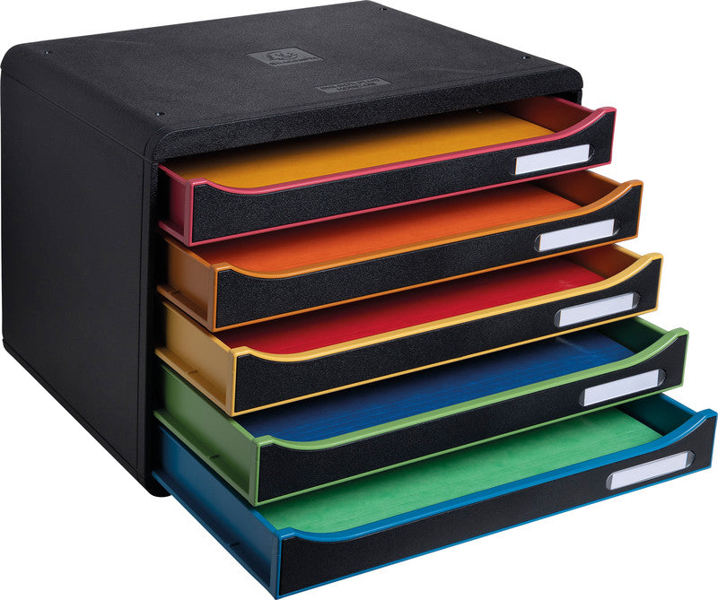 Exacompta Schubladenelement – für Format A4+ (Querformat) – 355 × 271 × 270 mm