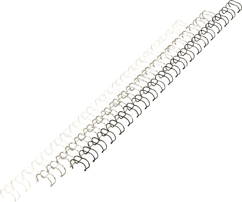 GBC Bindedisc-Ringe – für A4, US-Teilung 21 Ringe – Ø 12 mm, schwarz, Draht – 100 Stk.