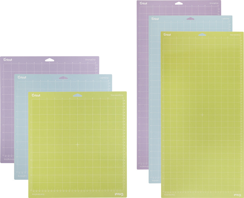 Cricut Schneidematten-Set 305 × 305 mm, Kunststoff, sortiert, 3er-Set – für Maker 3