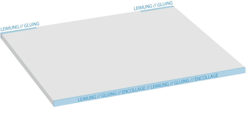 Sigel Kalender-Einlage – 1 Monat/1 Seite, 2-fach (70 mm), 59,5 × 41,0 cm