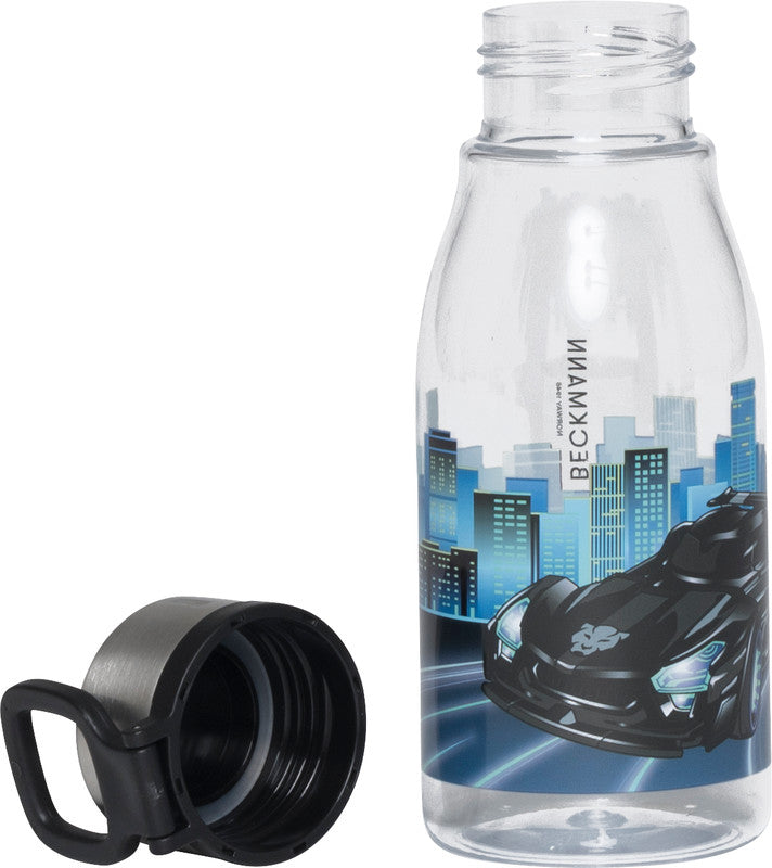 Beckmann Trinkflasche Classic – 4 dl – Kunststoff, Schraubverschluss, auslaufsicher – Night Rider