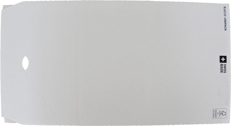 Elco Unipack Versandverpackung, weiss, mit Aufreissperforation – 325 × 250 × 15-80 mm
