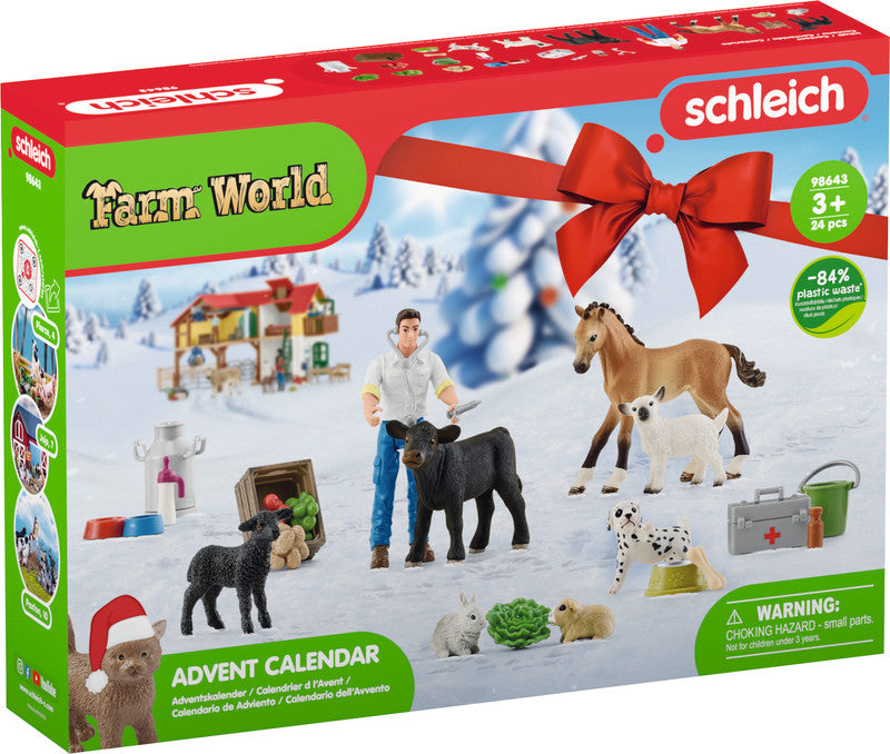 Schleich Farm World Adventskalender – 24 × 20 × 10 cm