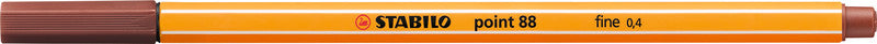 STABILO point 88 Fineliner 0,4 mm – braun