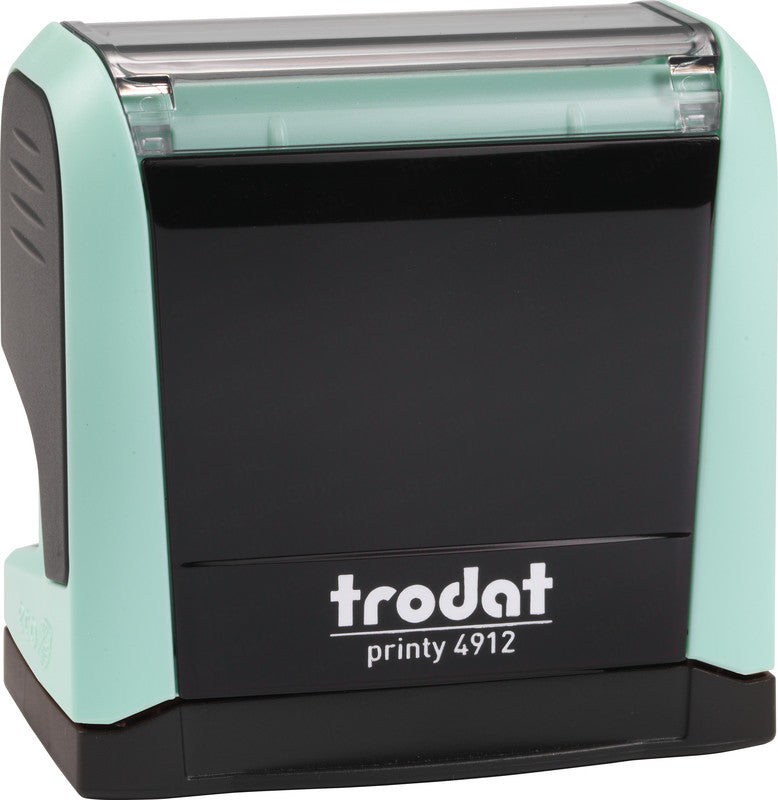 Trodat Motivstempel Printy 4912 – Text: zum Selbersetzen, selbstfärbend, 47 × 18 mm