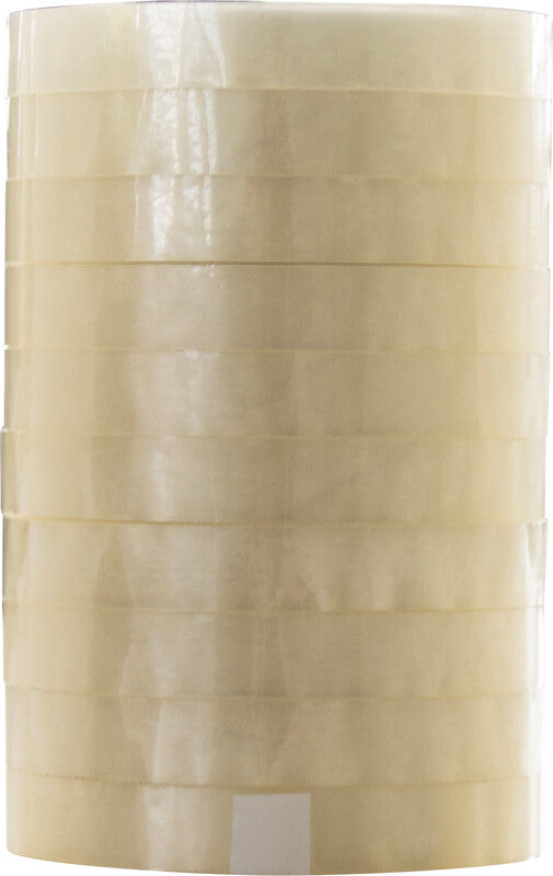 Q-Connect Klebeband – permanent, klar, Kunststoff, 15 mm × 66 m