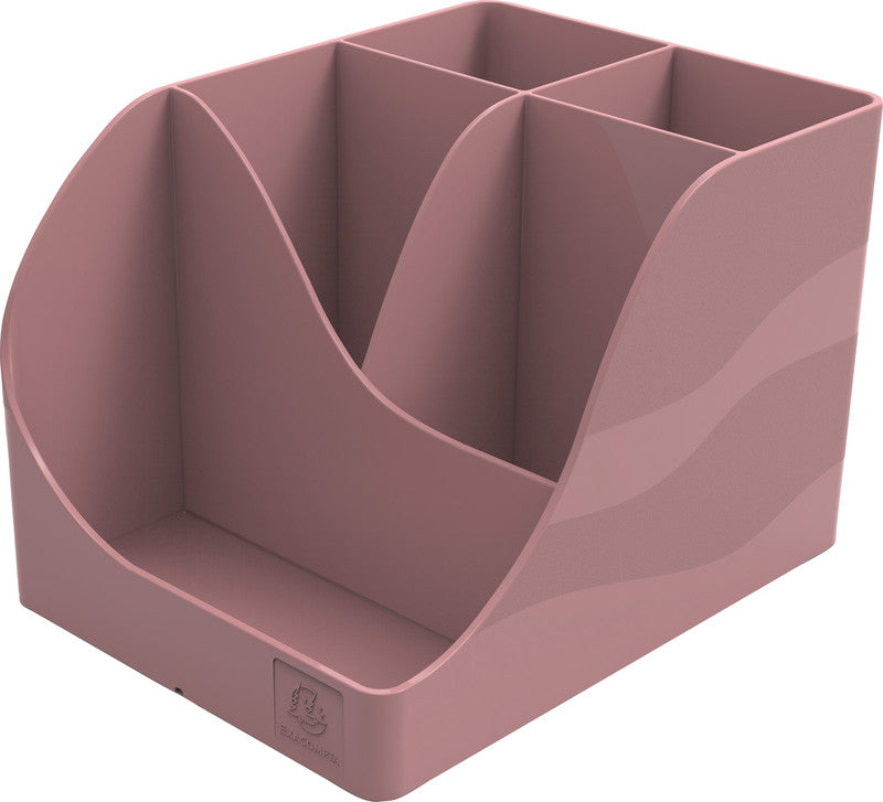 Exacompta Stiftschlaufe – Kunststoff, Altrosa, 109 × 119 mm