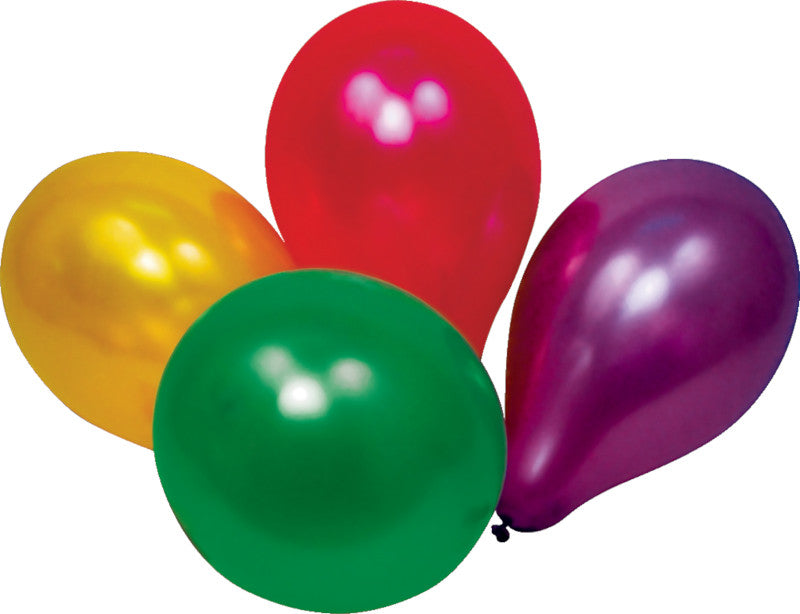 Party Ballons aus Kautschuk, farbig sortiert, Umfang 1200 mm, 20 Stück