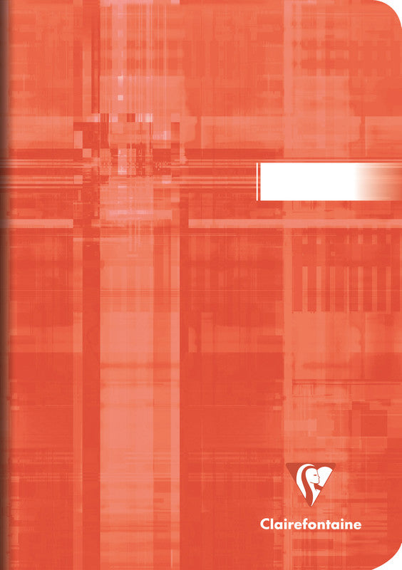Clairefontaine Notizheft – A5 – blanko – 96 Seiten – 90 g/m² – gebunden, laminiertem Einband, abgerundete Ecken