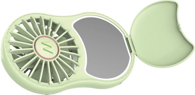 Muitomas Handventilator MIRRORFANGN – 3 Stufen, USB-C, Grün