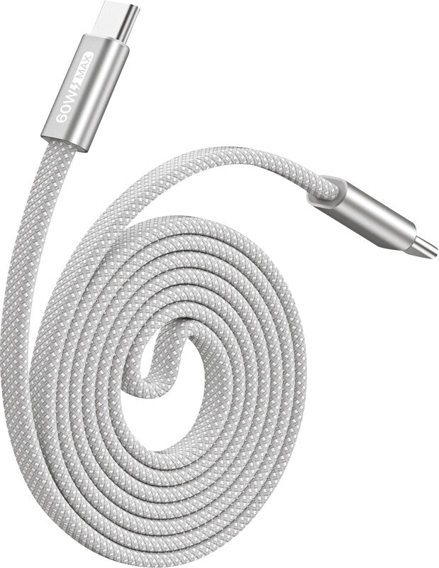 Dux Ducis USB-C auf USB-C Kabel – USB 2.0 (480 Mbit/s) – 1 m – PD 60 W – Magnetisch – Grau