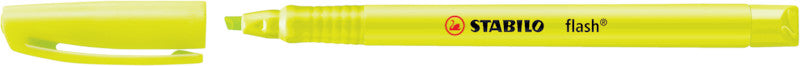 STABILO flash Textmarker Set 4 Farben – Keilspitze, 1–4 mm