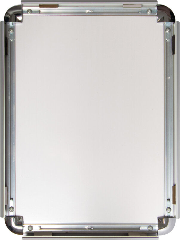 Q-connect Plakatrahmen – 240 × 325 mm, silber, wetterfest, für A4