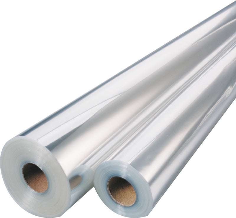Folia Geschenkfolie – transparent, Kunststoff – 70 cm × 100 m – 17–19 µm