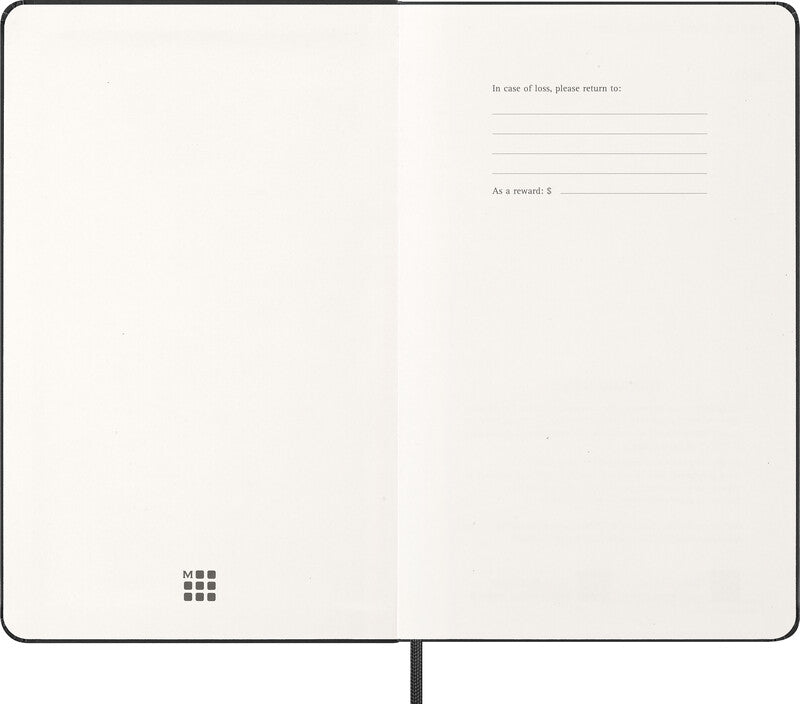 Moleskine Wochenagenda – 1 Woche pro Seite, gebunden, 13 × 21 cm, 2026