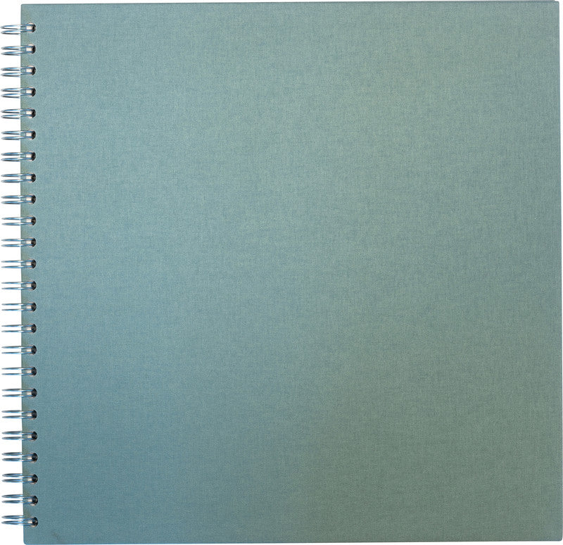Eibert Fotoalbum Square – für 320 × 320 mm, seegrün, mit Spiralbindung, Textil