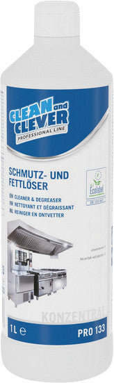 Clean and Clever Professional – Schmutz- und Fettlöser PRO 133 – 1 l