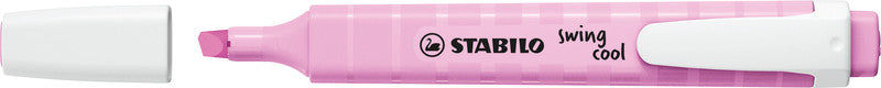STABILO Swing Cool Pastell Textmarker – 4er Set, Farben: Minze/Rosa/Lila …, Keilspitze 1–4 mm