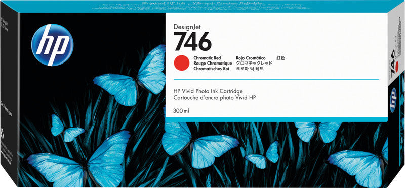 HP Tintenpatrone 746, Magenta, 300 ml – für Tintenstrahldrucker/Multifunktionsgeräte
