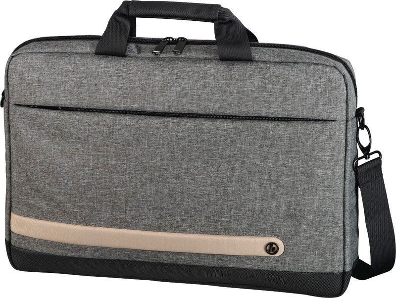 Hama Terra Notebook-Tasche – 10 l, wasserabweisend, Aufsteckfunktion, Polyester, grau
