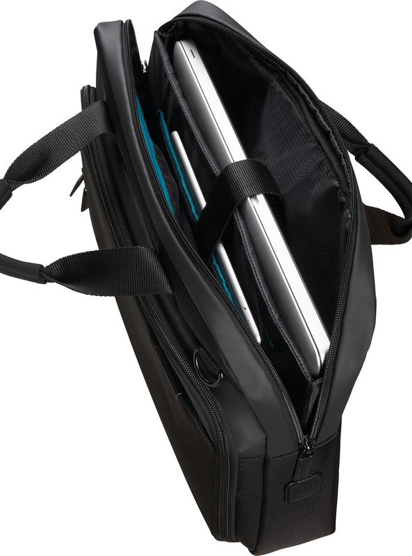 Samsonite Mysight Notebook-Tasche – 12,5 l, Aufsteckfunktion, recyceltes PET (rPET), Schwarz