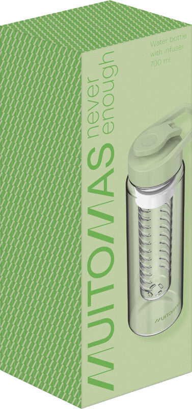 Muitomas Trinkflasche 700 ml – Kunststoff, Schraubdeckel, Grün