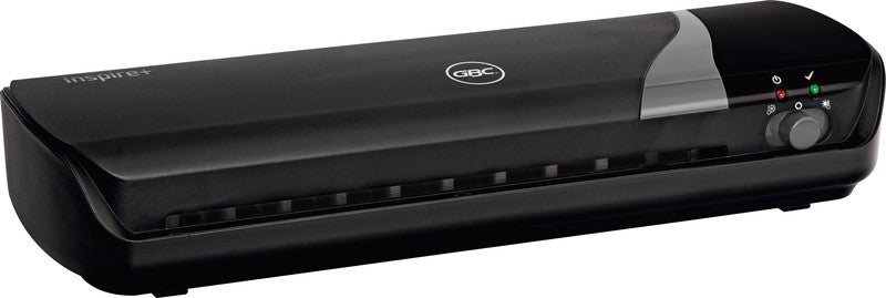 GBC Inspire+ Laminiergerät A4 – 2-Rollen, 75–125 µm, Kaltlamination, Aufheizzeit 4 Min., 250 mm/min, schwarz