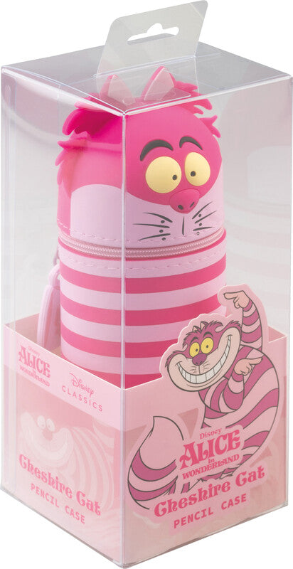 Disney Schlamperetui, Alice im Wunderland Katze, Mehrfarbig, Silikon, 7 × 18 cm