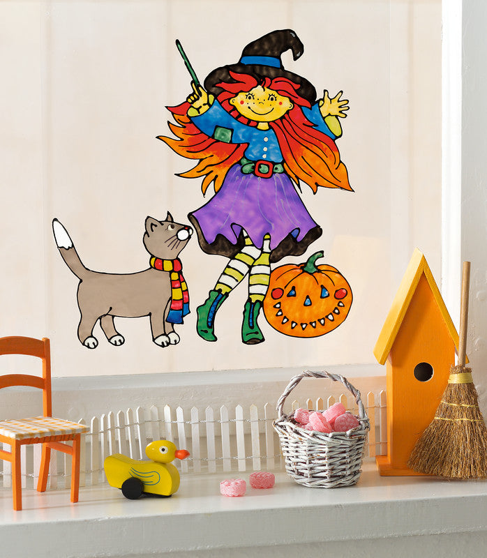 Marabu Fun & Fancy – Fenstermalfarbe – Mittelbraun, 80 ml, für Glas & Porzellan