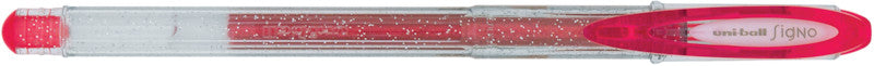 Uni-Ball Signo Sparkling – Tintenroller-Set, mit Kappe, 0,65 mm, silber/gold/orange u. a., 8er Etui