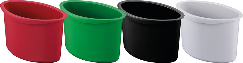 Zwingo Abfalleinsatz – 1,3 l – Kunststoff – B × H × T 196 × 140 × 112 mm – schwer entflammbar