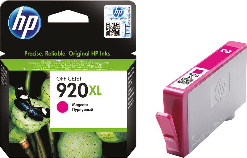 HP Tintenpatrone 920XL, Magenta, 700 Seiten – für Inkjetdrucker/Multifunktionsgeräte