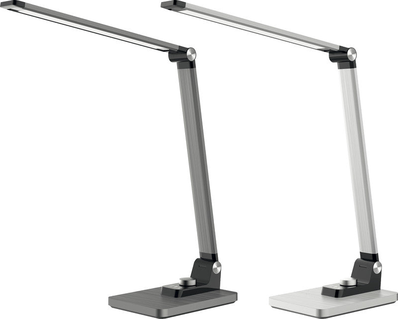 Hansa LED Tischleuchte Breeze – dreh- & neigbar, stufenlos dimmbar – 3’000–5’800 K – 450 lm 9 W – grau