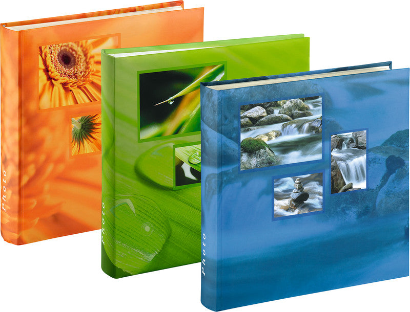 Hama Fotoalbum Jumbo Singo – für 300 × 300 mm, grün, mit Pergaminzwischenblättern, Karton