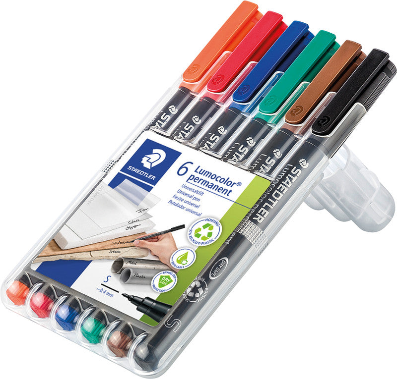 Staedtler Permanent Marker – sortiert, 6er Pack