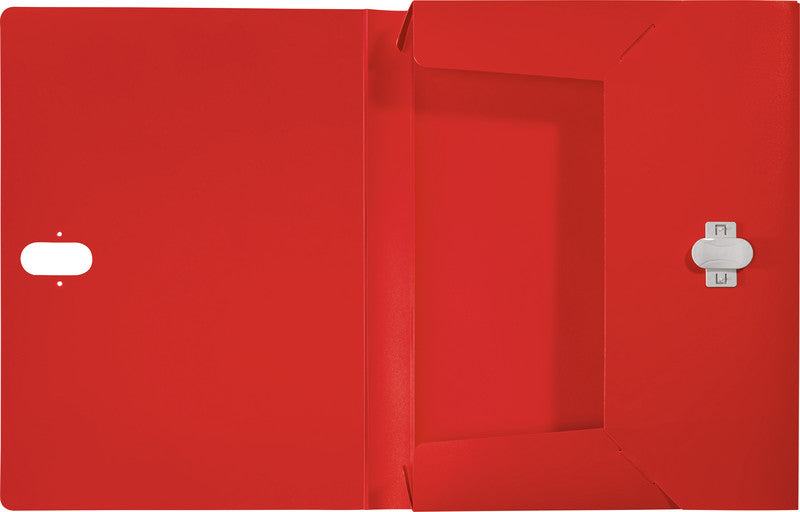 Leitz Dokumentenmappe A4 – Kunststoff, Rot, bis 250 Blatt