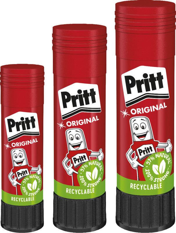 Pritt Klebestift – Stift, permanent, transparent, lösungsmittelfrei, 22 g, für Papier, Karton