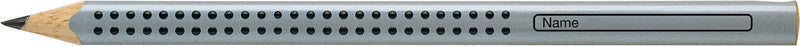 Faber-Castell Grip Jumbo Bleistift, Dreikant B Mine Ø 3,25 mm grau