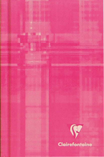 Clairefontaine Notizbuch, 75 × 120 mm, kariert 5 mm, Hardcover, 128 Seiten, 90 g/m² – sortiert
