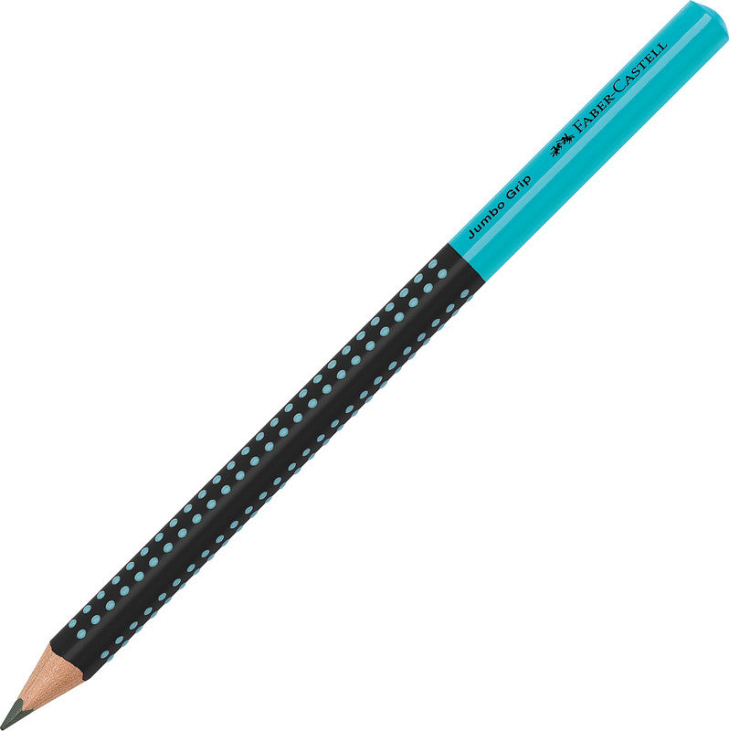 Faber-Castell Grip Jumbo Zweifarbiger Bleistift, Dreikant B Mine Ø 3,25 mm