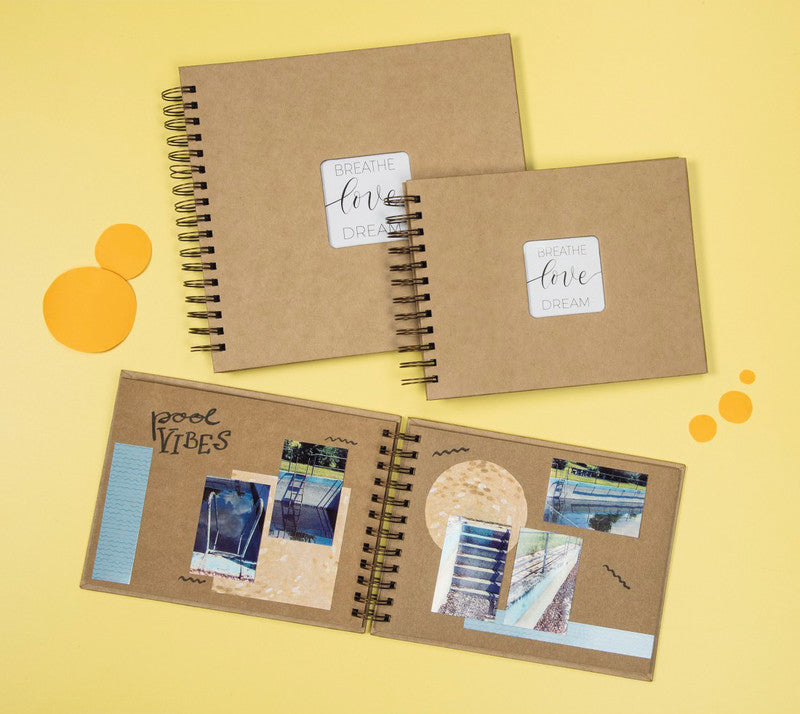 Hama Fotoalbum – Kraft, mit Spiralbindung, Papier, 240 × 170 mm