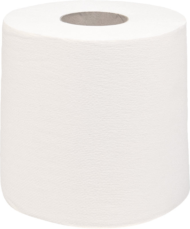 Katrin Handtuchrolle – 2-lagig, Recyclingfasermaterial, weiss, 205 mm × 150 m, für Katrin Inclusive Medium