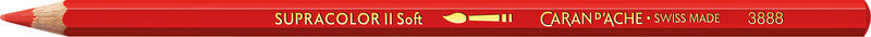 Caran d-Ache Caran d'Ache Aquarellfarbstift Supracolor Soft – Scharlachrot, im Metalletui, Ø 3,8 mm, FSC