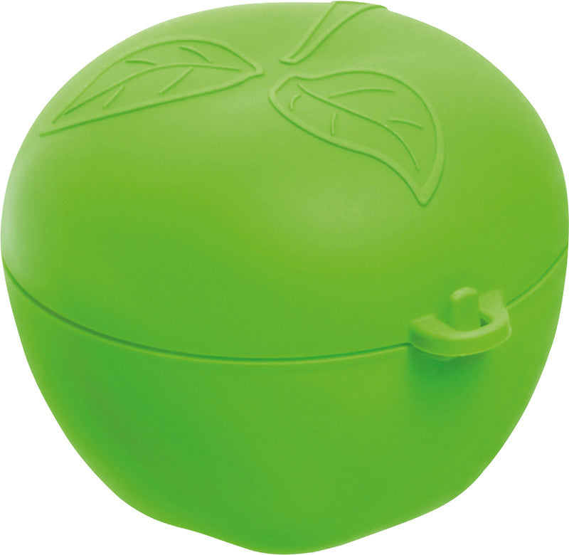 Rotho Apfelbox Fun – 0,55 l – Kunststoff – Grün – 11 × 9,5 × 12,4 cm