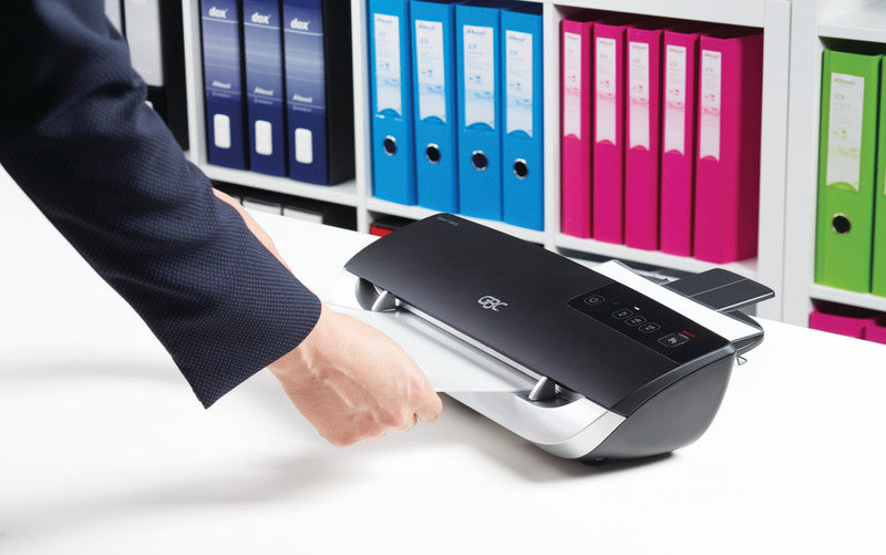 GBC Fusion 3000L Laminiergerät A3 – 2-Rollen, 75–125 µm, Kaltlamination, 1 Min. Aufheizzeit, 500 mm/min