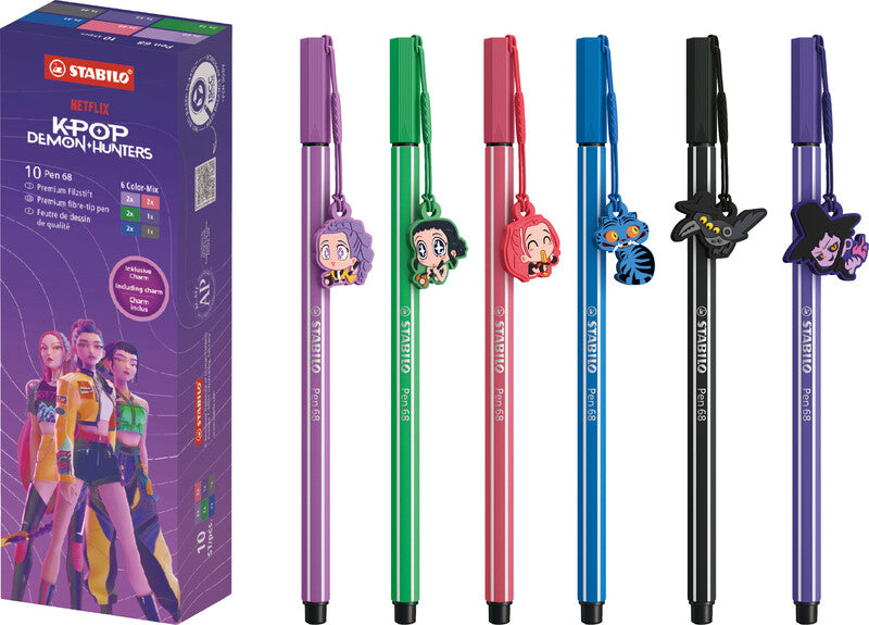 STABILO Nachfüllbox Pen 68 – 10 Stück