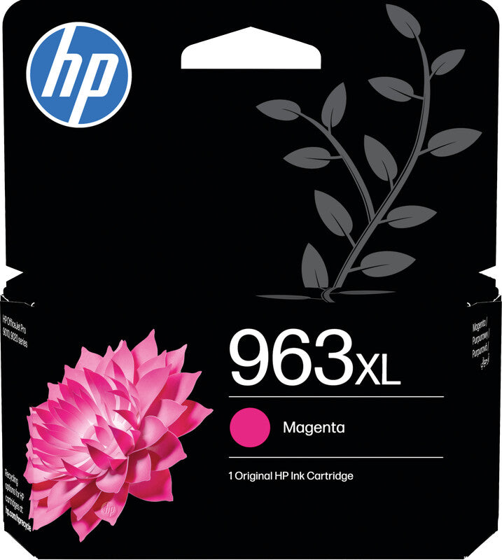 HP 963XL Magenta Tintenpatrone (Original) – 1'600 Seiten – für OfficeJet Pro 9010/9012/9014 …