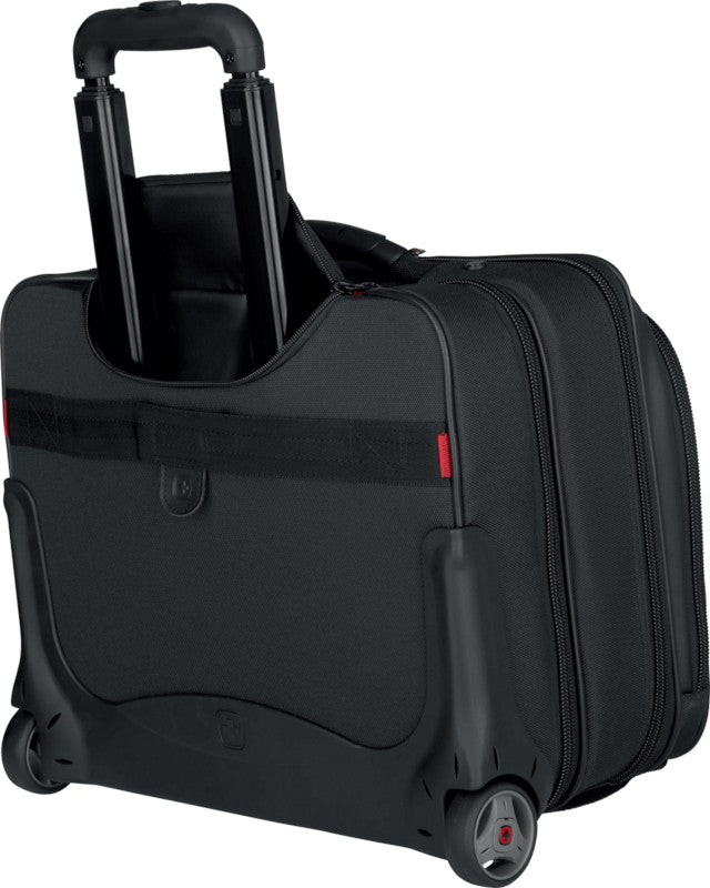 Wenger/SwissGear Wenger Notebook-Trolley Handgepäck – für Notebooks bis 17", Polyester, 2 Rollen, schwarz, 44 × 42 × 25 cm