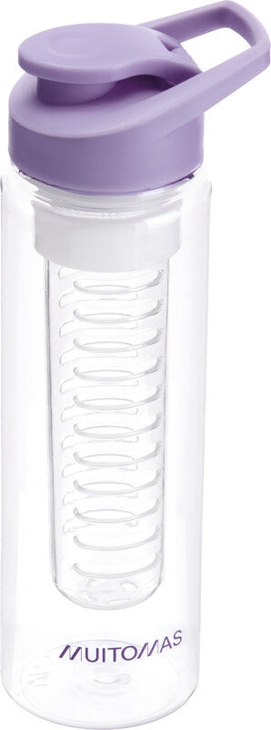 Muitomas Trinkflasche 700 ml – Kunststoff, Schraubdeckel, Lila